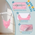 thumbnail image 2 of Baby Jumper with Stand, Baby Jumpers and Bouncers for Boys Girls, Easy to Assemble Exerciser, Pink, 2 of 6