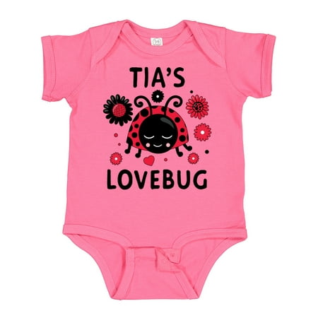 

Inktastic Valentine s Day Tia s Lovebug Gift Baby Boy or Baby Girl Bodysuit