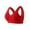 Red, variant on Lixiuxyad Women's Thin Seamless Vest Soft Support Plus Chest Small Half Fixed Cup Breathable Bra,Bras for Women Beige 100B