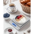 thumbnail image 3 of Digital Gram Scale 2000g x 0.1g Precision, Digital Mini Pocket Size Portable Scale with Nine Units, LCD Display Stainless Steel Platform for Weighing Jewelry Cooking Baking, 3 of 9