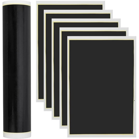 6Pcs Black Laser Engraving Marking Color Paper 15.3x10.6 Inch Laser Engraving Paper for Ceramics Glass Metal Cutting