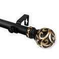 thumbnail image 2 of Rod Desyne Cypress 1" Curtain Rod - Black, 2 of 2