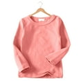 thumbnail image 7 of Staki Boys Back To School Clothes Toddler Boy Long Sleeve Shirts Casual Kids Cotton Crewneck Tee Tops Fall Winter T Shirt for Boys(Orange,7-8 Years), 7 of 7