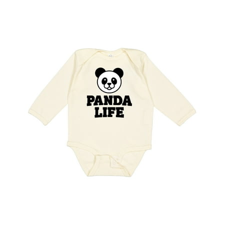 

Inktastic Panda Life Gift Baby Boy or Baby Girl Long Sleeve Bodysuit