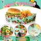 thumbnail image 4 of Bandejas para servir comida Uiifan Hawaii Aloha Tropical Paper, 2.3 pulgadas, 4 of 6