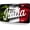 Brush Stroke Green White Red Stripe, variant on Lunar Eclipse License Plate, Front Decoration License Plates Cover Rust-Proof Aluminum Metal, Novelty Vanity Tag Cover with 4 Holes Car Decor 12 X 6 Inches for Men Women