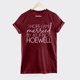 thumbnail image 2 of Camiseta de cuello redondo de moda para mujer, camiseta de manga corta, camiseta con estampado de letras, blusa Pompotops  hkajfhjk459442, 2 of 4