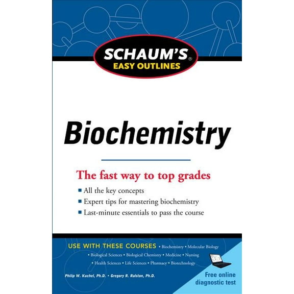 Schaum's Easy Outline of Biochemistry, Revised Edition, (Paperback)