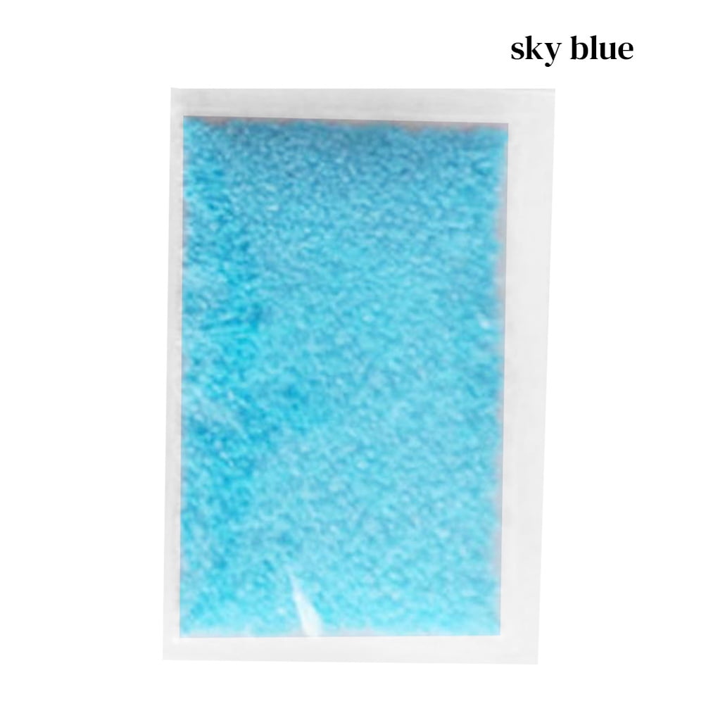 Fluorescent Sand Wish Bottle DIY Luminous Powder Resin Particle Glow In The Dark Sand, Sky Blue