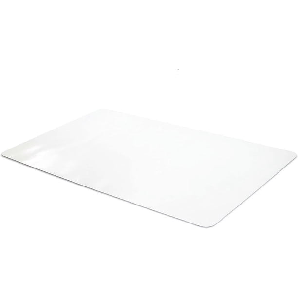 Office Desk Mat Clear 17 x 36 Inch Plastic Computer Mat with Anti Slip ...