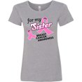thumbnail image 3 of Inktastic For My Sister Breast Cancer Awareness Women's T-Shirt, 3 of 5