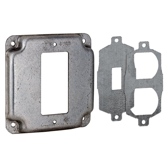METAL SQUARE BX COVER 1G
