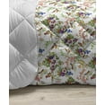 thumbnail image 3 of Nautical Down Alternative Comforter, Pastel Toned Sea Shell Starfish Mollusk Seahorse Coral Reef Motif Design, Microfiber Quilt for All Season, 5 Sizes, Tan Turquoise White, by Ambesonne, 3 of 3