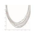 thumbnail image 3 of Sterling Silver Herringbone 7 Strand Necklace, 3 of 3