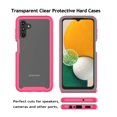 thumbnail image 2 of Galaxy A13 5G (2021) Case Clear, Sturdy Case for 2021 Samsung Galaxy A13 6.5", Njjex Full-Body Rugged Transparent Clear Back Bumper Case Cover for Samsung Galaxy A13 2021 -Purple, 2 of 10