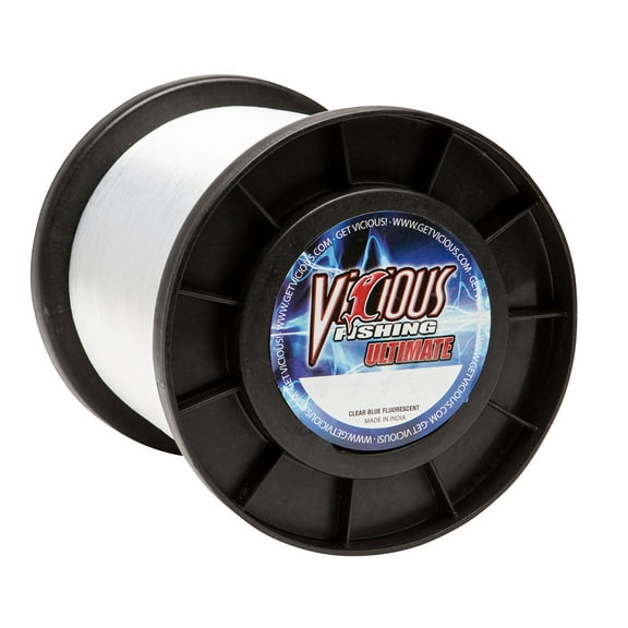 Vicious Ultimate Clear-Blue Fluorescent Mono - 8 Lb Test