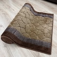 thumbnail image 2 of Custom Size Anti-Slip Latex Back Medium Profile Cut & Loop Pile Geometric Design Runner Rugs ( 17' x 26"), 2 of 7