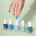 thumbnail image 4 of Eternal Blue Nail Polish Set for Women (OCEAN VIEW) - Green Nail Polish Set for Girls - Lasting & Quick Dry Non Toxic Nail Polish Kit for Home DIY Manicure & Pedicure - Made in USA, 13.5mL (Set of 5), 4 of 6