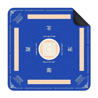 Alfombrilla Antideslizante Para Mahjong De 80x80 Cm – Reducción De Ruido Y Protección De Mesa Para Poker Y Juegos De Mesa