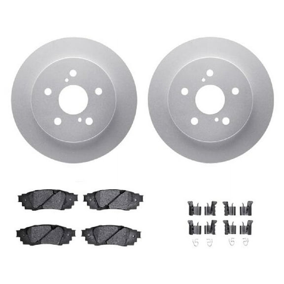 Rear Brake Pad and Rotor Kit - Compatible with 2019 - 2023 Toyota RAV4 2020 2021 2022