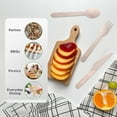 thumbnail image 4 of Xugoox Disposable Wooden Cutlery Set of 300 Pieces(100 Spoons, 100 Forks and 100 Knives) All Natural Compostable Cutlery Set for Home and Party Supplies, 4 of 5