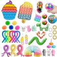 thumbnail image 1 of SUNSIOM Sensory Fidget Toys Set, 27/40 Pack Stress Relief Hand Toys Kit, 1 of 6