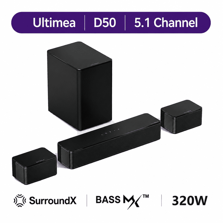Ultimea Poseidon D50 5.1 Surround Soundbar System photo 1