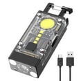 thumbnail image 4 of Linterna LED COB 500LM Solar Tipo-C USB Recargable 500mAh IPX4 Impermeable, 4 of 7