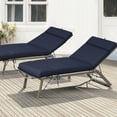 thumbnail image 4 of FKS LIFE Chaise Lounge Cushion 70x22.3x3.4 Inch Outdoor Lounge Chair Cushions, Lounger Pad Replacement with Fade-Resistant, Removable & Machine-Washable Covers, Ideal for Patio Chaise Chairs, 4 of 8