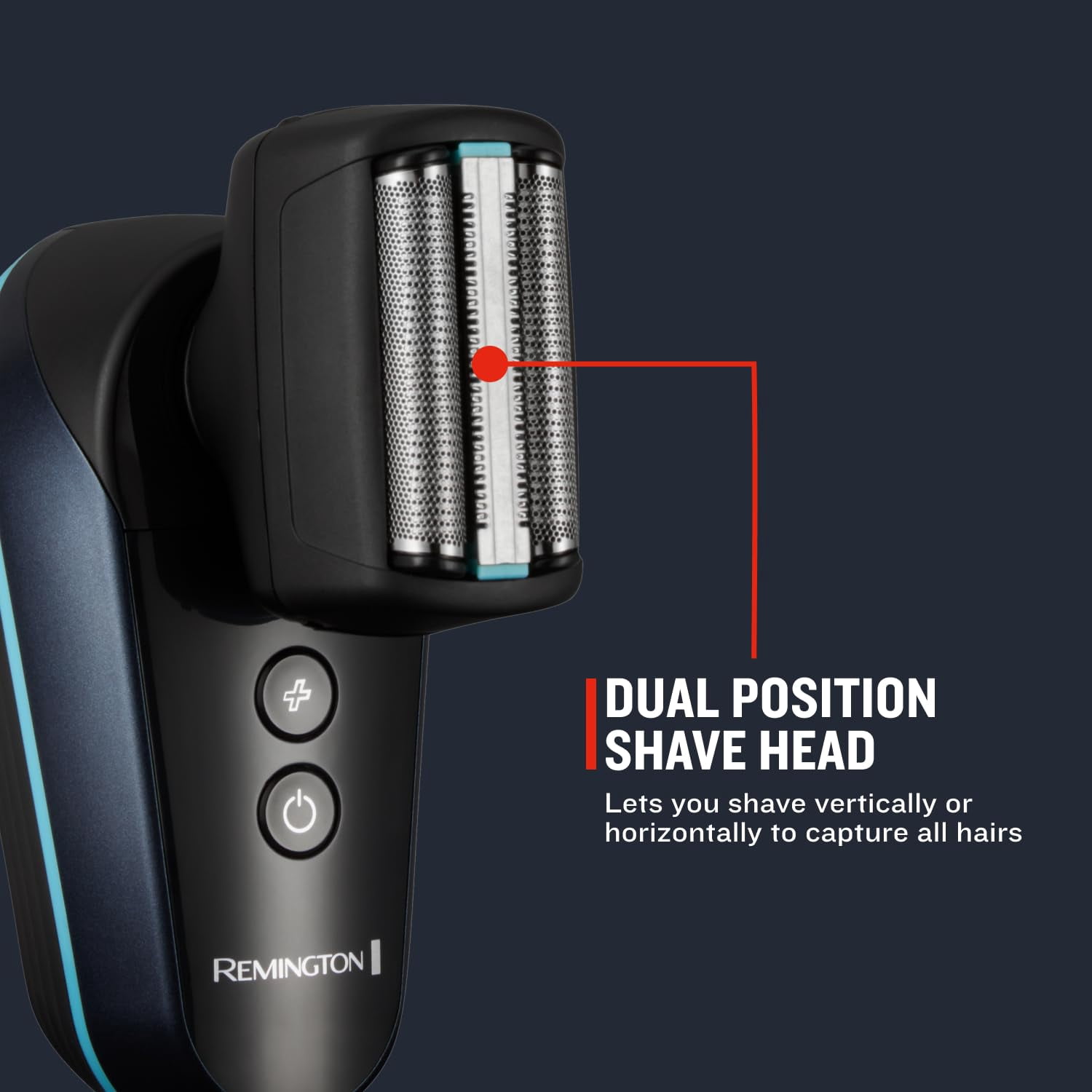 Remington Balder Head & Face Shaver with Microscreen Thin Foils, Cordless Wet/Dry Electric Razor, XF8000US