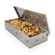 thumbnail image 2 of Mejore los sabores de la carne a la parrilla con astillas de madera, compatible con parrillas de carbón y gas Caja ahumadora grande de acero inoxidable para barbacoa, 2 of 8