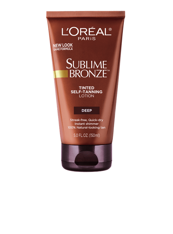 L'Oreal Paris Sublime Bronze Tinted Self-Tanning Lotion for Face, Deep, 5 fl oz