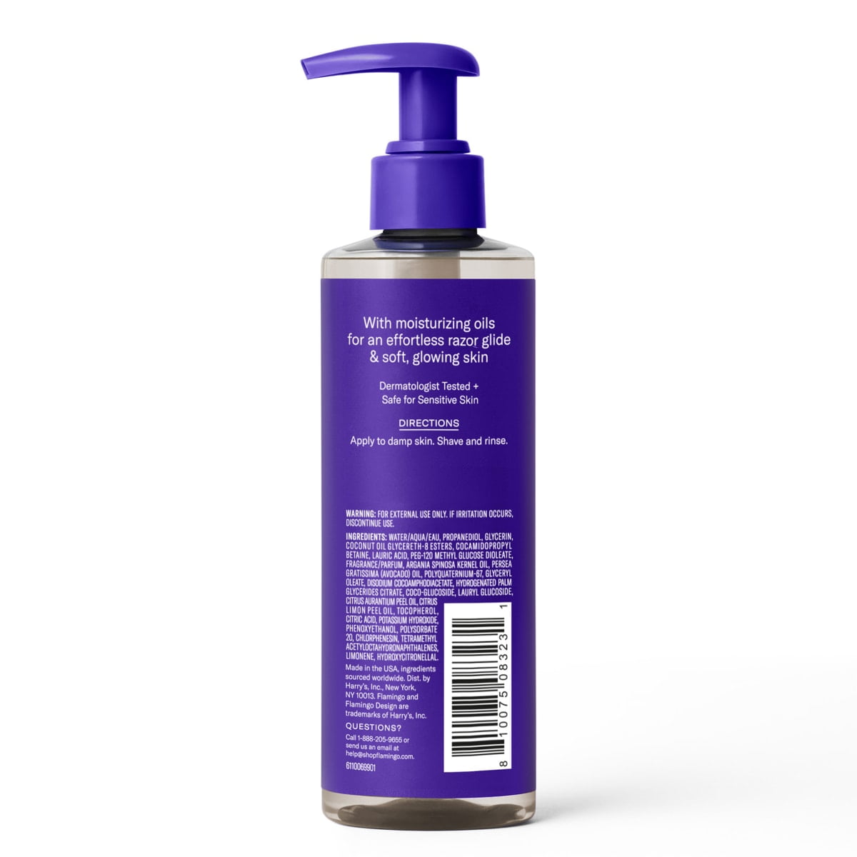 Flamingo Women's Nourishing Shave Oil, Coconut and Amber, 8 oz