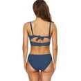 thumbnail image 4 of Sociala Bikini Set for Women Two Piece Swimsuits Low Waisted Adjustable Spaghetti Straps Back Tie Backless, 4 of 4