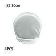 thumbnail image 4 of 4 Pcs Housse de Protection pour Pneu de Voiture Portable Imperméable Protecteur de Roue de Véhicule Résistant aux Intempéries Manchon de Remorque Universel Argent 82x30cm, 4 of 9