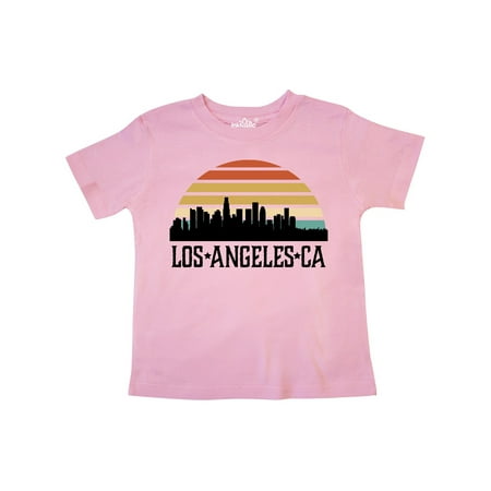

Inktastic Los Angeles California Skyline Retro Gift Toddler Boy or Toddler Girl T-Shirt