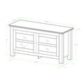 thumbnail image 7 of Woven Paths Transitional TV Stand for TVs up to 48", Traditional Brown, 7 of 7