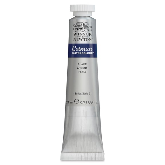 Winsor & Newton Cotman Watercolors - Silver, 21 ml, Tube