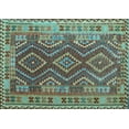 thumbnail image 1 of Ahgly Company Indoor Rectangle Oriental Light Blue Traditional Area Rugs, 5' x 7', 1 of 4