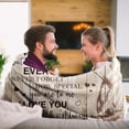 thumbnail image 4 of LHSHID Husband Gifts from Wife Gifts for Husband Anniversary Wedding Gifts for Husband Husband Birthday Gift Ideas Gifts for Him to My Husband Gifts/Presents Blanket 50"x60", 4 of 8