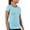 Heather Aqua, variant on Zensah Women's Run Seamless SS Top