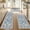 Blue /Pink, variant on Boho Washable Kitchen Rugs Sets of 3, Non Slip Kitchen Mats for Floor with Rubber Backing, Waterproof & Stain Resistant Thick Carpet Runner Throw Rug for Kitchen, Laundry Room, Hallway
