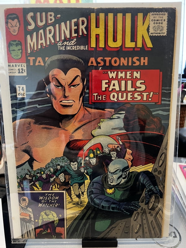Talesto Astonish Sub-Mariner and the Incredible Hulk #74 F