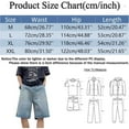 thumbnail image 3 of Icvfdpl Men'S Casual Shorts Jeans Hop Vintage Denim Teenager Boys Summer Jeans Leisure Short Pants Stylish Man Streetwear Blue Xxl, 3 of 7