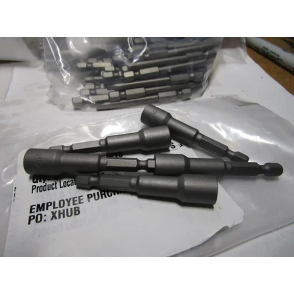 5/16" X 2-9/16"Oal Rock River® Magnetic Power Nutsetter Qty 5