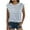 White, variant on Chbgutlmr Cap Sleeve Tops for Women Summer Crewneck Casual Stripe Tee Shirts Loose Comfy Tshirts Trendy