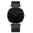 thumbnail image 2 of Resicozy Watch for Women Leather Band Wristwatch Elegant Daily Waterproof Dress Round Case Watch E One Size, 2 of 3