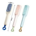 Roller Hair Brush,Self Cleaning Anti Static Massage Comb Easy Clean