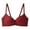 Red, variant on RMGVDSD Womens Seamless Bras Women's Comfortable Seamless Bra Soft Support Wireless T Shirt Bra Lightweight Breathable Bras Running Sports Bras