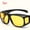 (Yellow+Yellow) 2pcs, variant on 2pcs of Night Vision Wrap-Around Sunglasses for Driving, Suitable for Outdoor Sports Like Cycling, Fishing, And Hiking. Unisex Fashion Eyewear for Day And Night Use